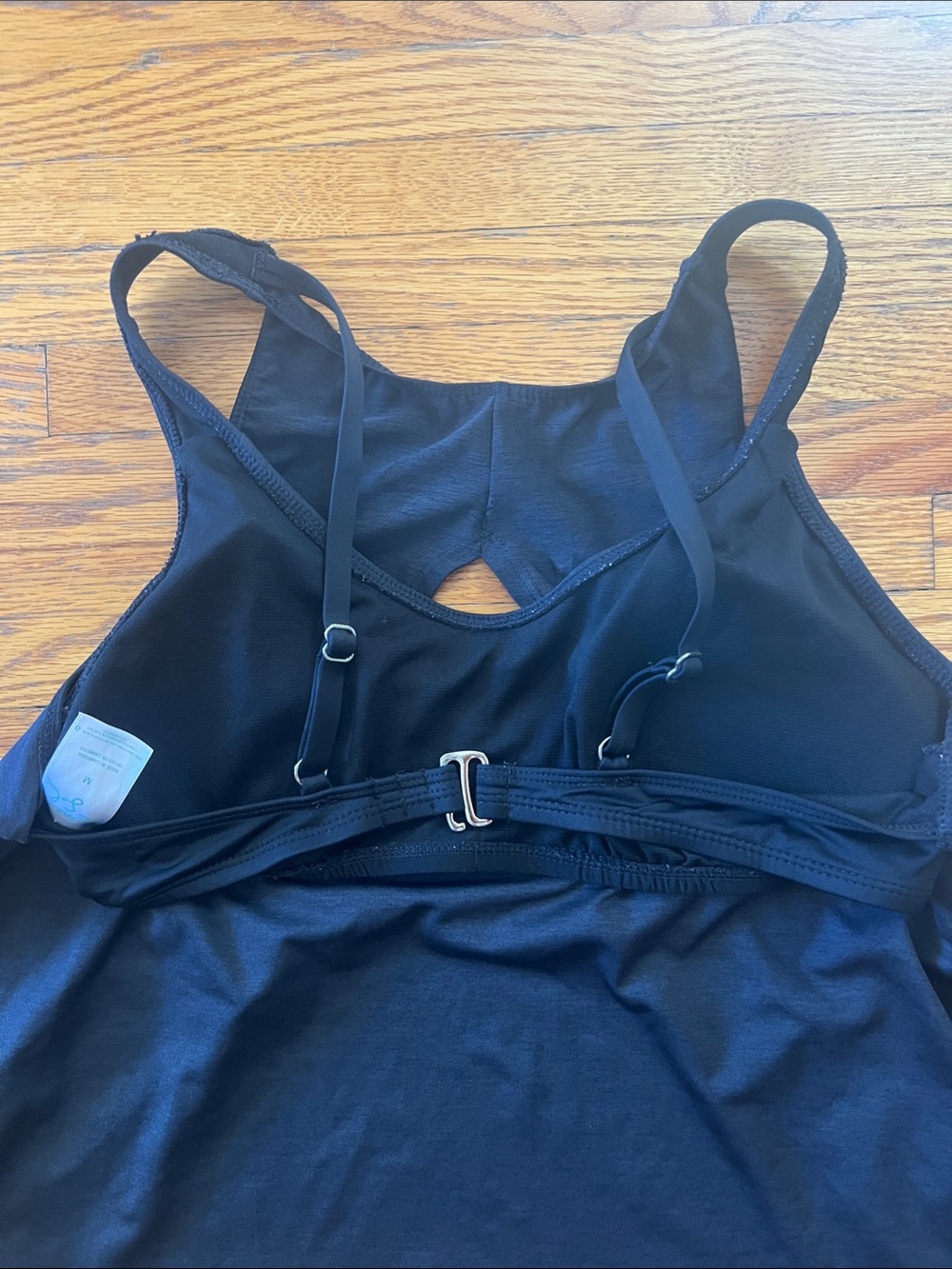 Black SwimTank Top - Picture 3 of 4